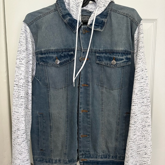 Brooklyn Cloth Other - Denim Jacket with White Sleeves